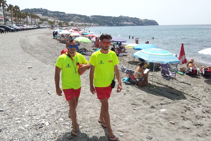 Los socorristas de las playas sexitanas realizaron 500 servicios durante el mes de julio